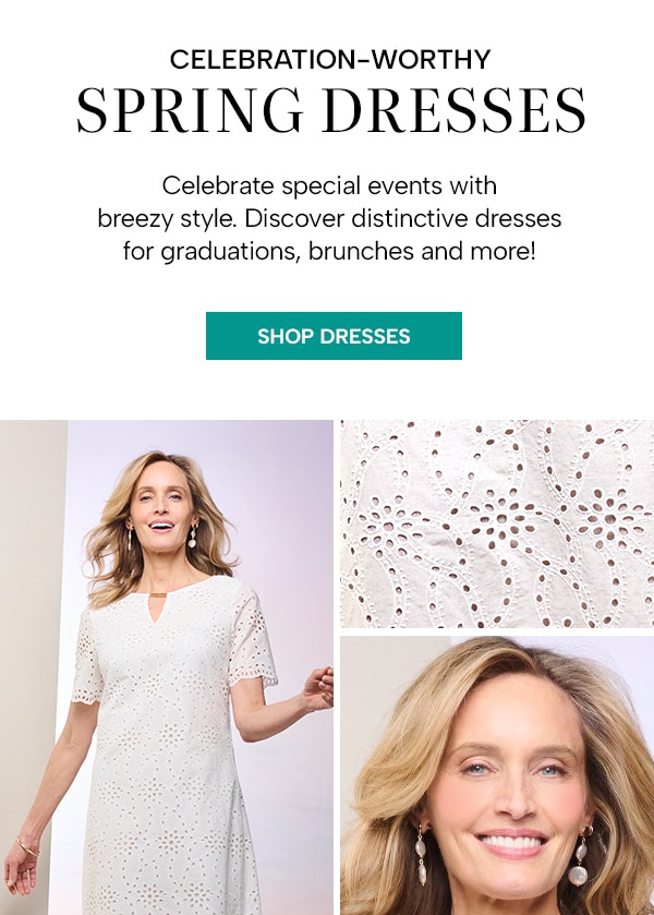 Celebration-Worthy Spring Dresses. Shop Dresses